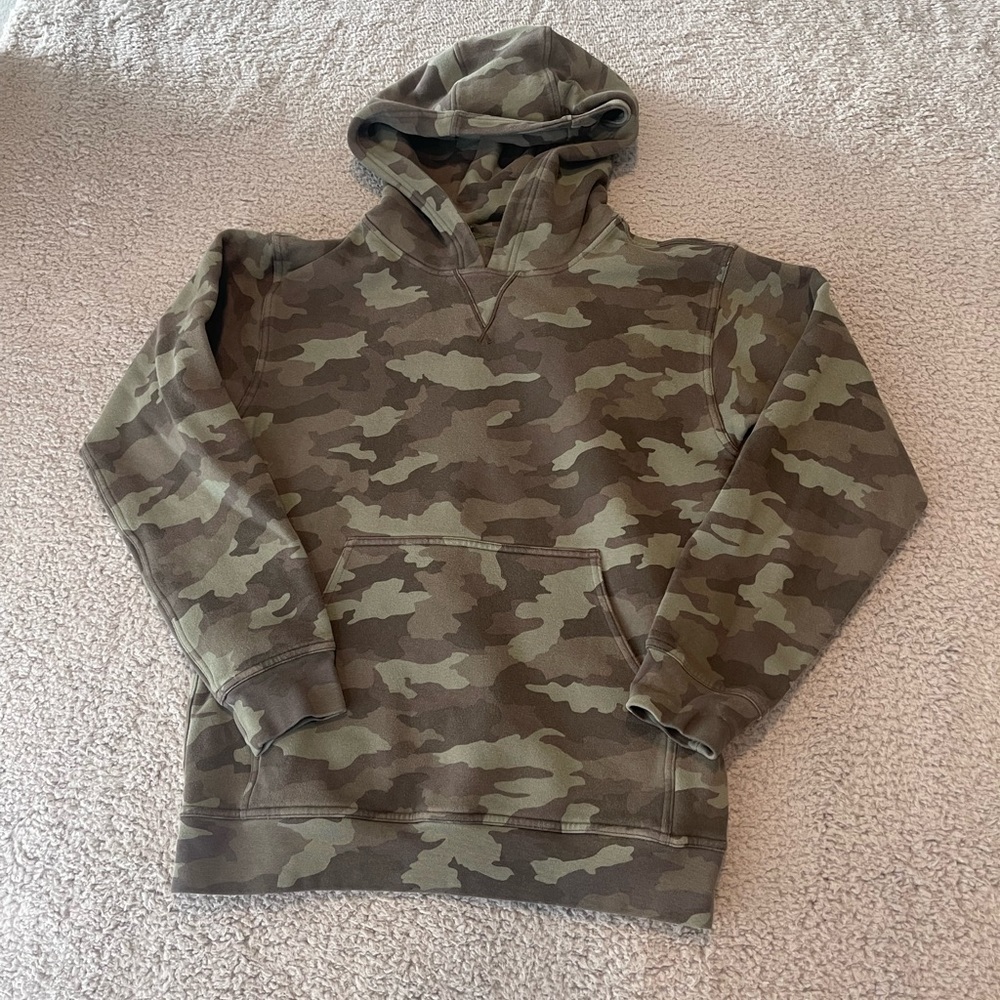 Lululemon All Yours Hoodie Fleece Heritage 365 Camo Green Twill Multi sz 6